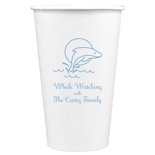 Whale Paper Coffee Cups